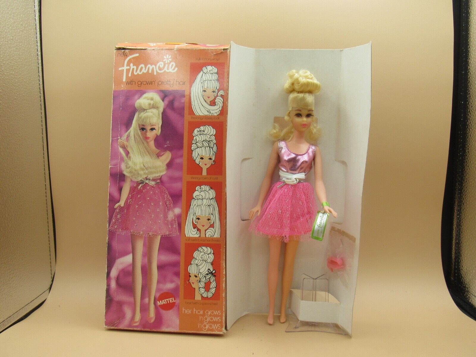 True Vintage Growing Pretty Hair Francie Barbie MIB