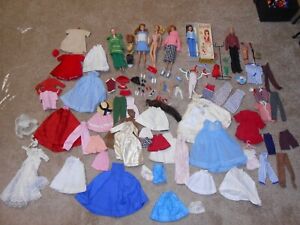 Vintage 58-60s Barbie Lot Accessories, Japan Barbie , Midge, & Ken