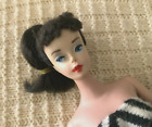 Vintage #3 Brunette Ponytail Barbie Doll w OSS gorgeous blue eyeliner