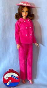 Vintage Barbie ~ Japanese Exclusive (JE) Pink Velvet Suit, NM, + Marlo TNT Doll