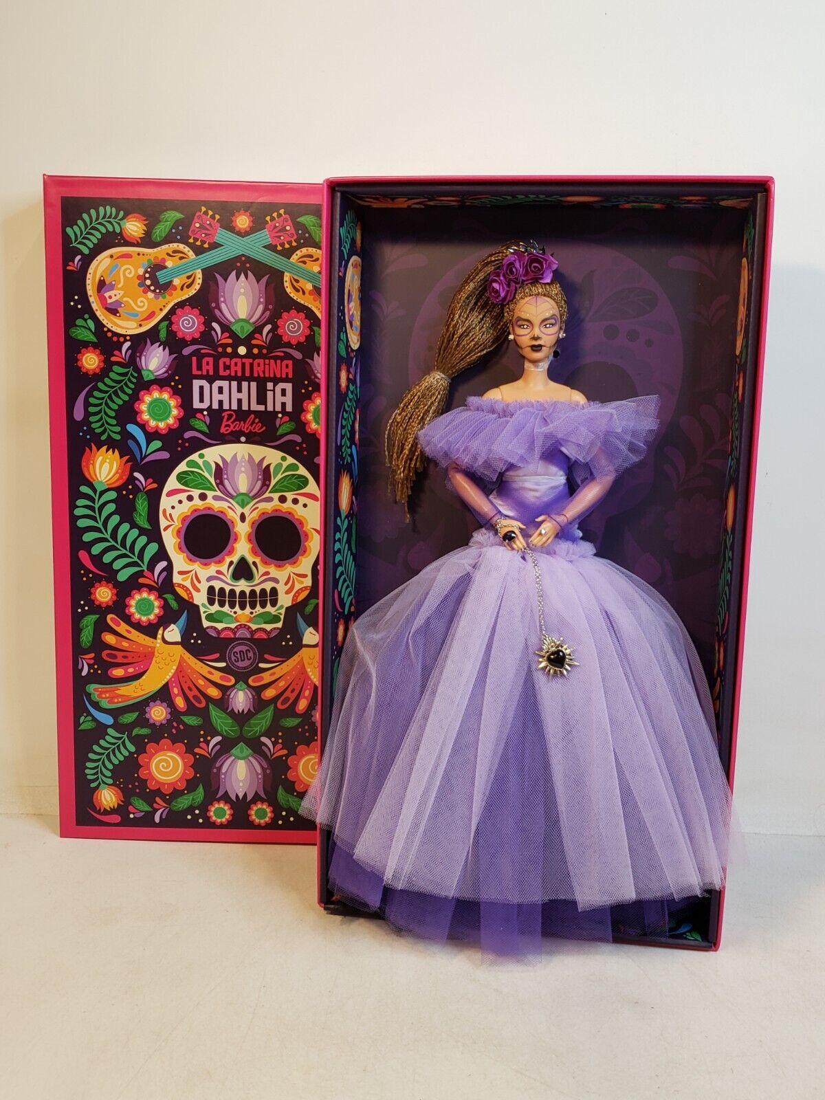 RARE LA CATRINA DAHLIA BARBIE DOLL 2024 SPANISH CONVENTION EX. NRFB LE120