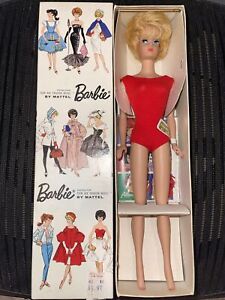 vintage platinum bubble cut barbie #850 NRFB rare japan mattel