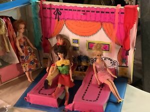 60s Black Tag Clothes Francie Tammy,Barbie & Ken! 2 Cases! Almost 200 Peices.