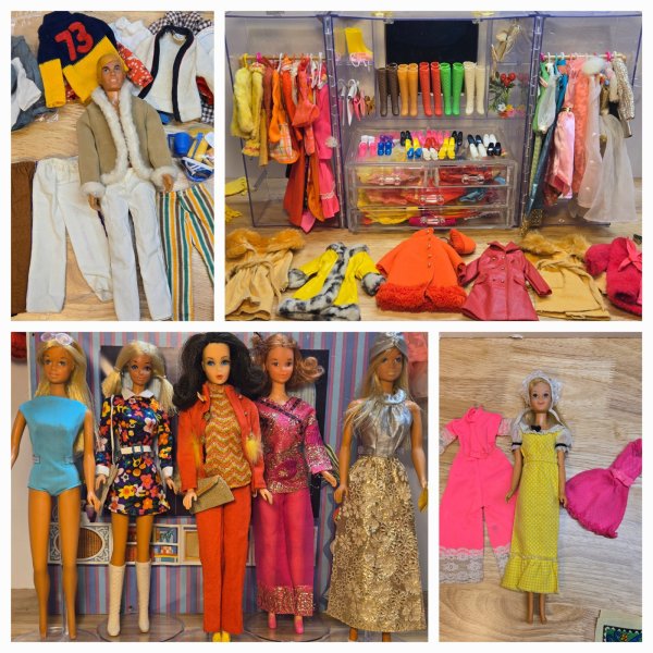 Vgt Mod Barbies And Clothes Lot