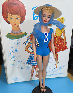 Vintage Barbie Ponytail #4,HTF IN THE SWIM 9 Complete N Mint Outfits Excellent 