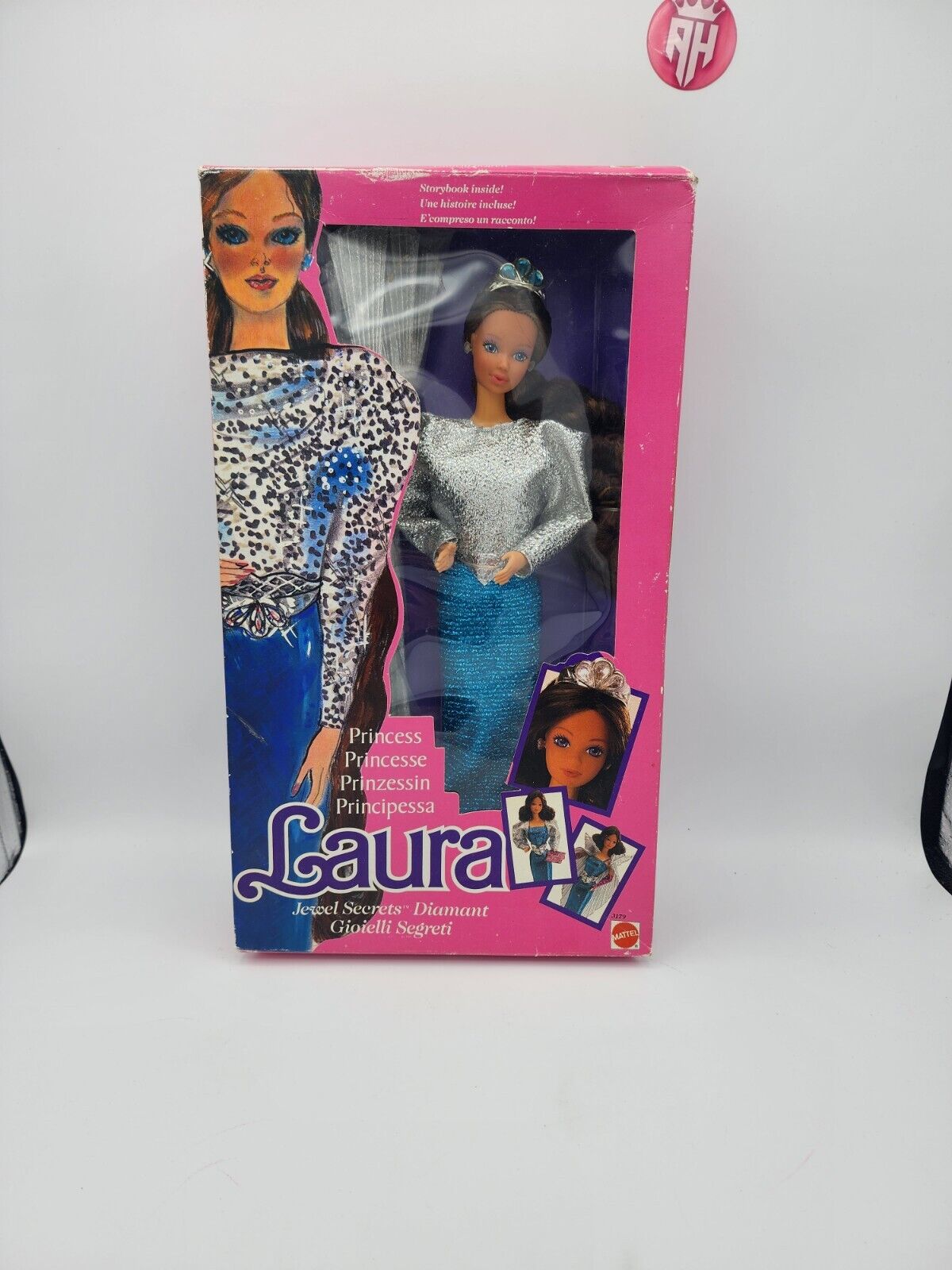 Vintage 1986 Jewel Secrets Princess Laura Whitney Barbie Doll European NIB