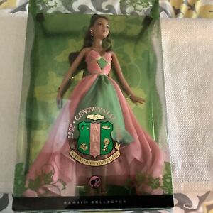 Limited Edition 2008 Centennial Alpha Kappa Alpha Sorority Inc Barbie Doll