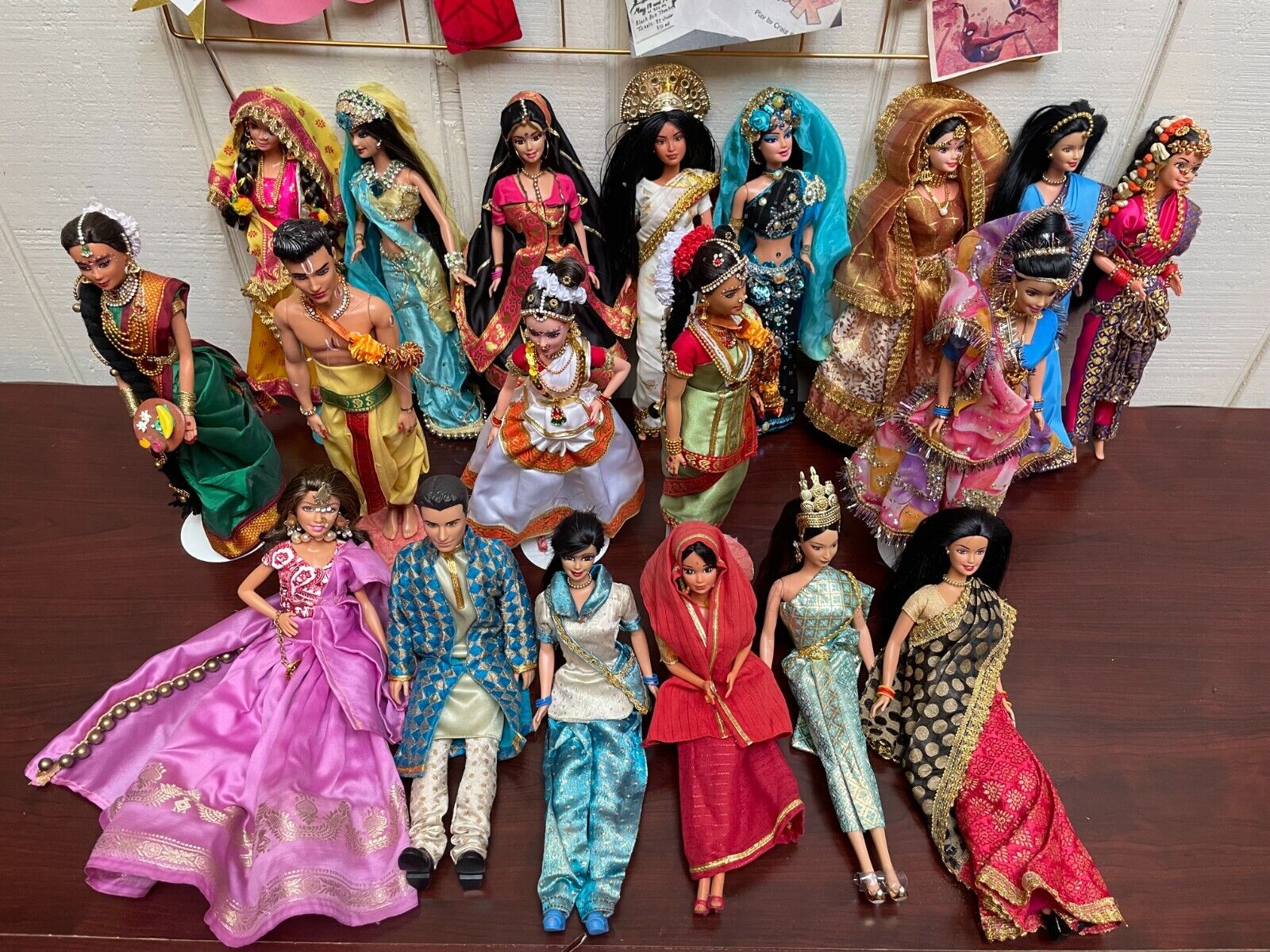 Collectible Limited Edition Indian Barbie & Ken Dolls Lots 19 Vintage 1980-2010s