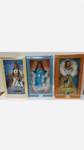 Spirit of the Sky, Earth, Water Barbie ~  Native Spirit American Indian Lot of 3