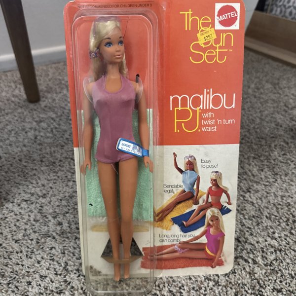 Vtg Barbie 1970s Sunset Malibu PJ #1187 Steffie Doll Swimsuit OSS Outfit Mattel