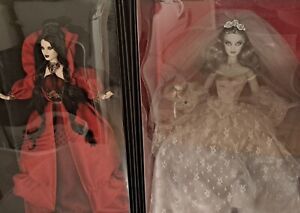 HAUNTED BEAUTY VAMPIRE AND HAUNTED BEAUTY ZOMBIE BRIDE SET NIB MINT CONDITION