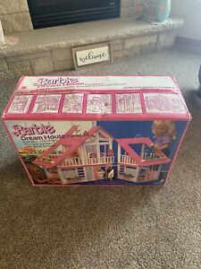 Vintage Antique 1980s Mattel Barbie Dreamhouse all items in original packaging