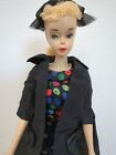 Vtg Barbie #971 Easter Parade R Black Coat TM Apple Dress Purse #1 Barbie Shoes