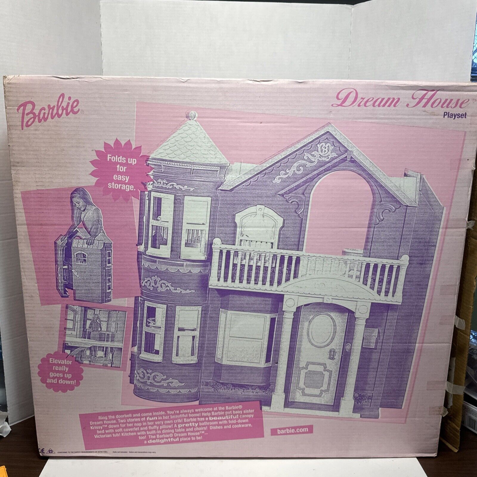 2000 Barbie Dream House w/working Doorbell And Elevator