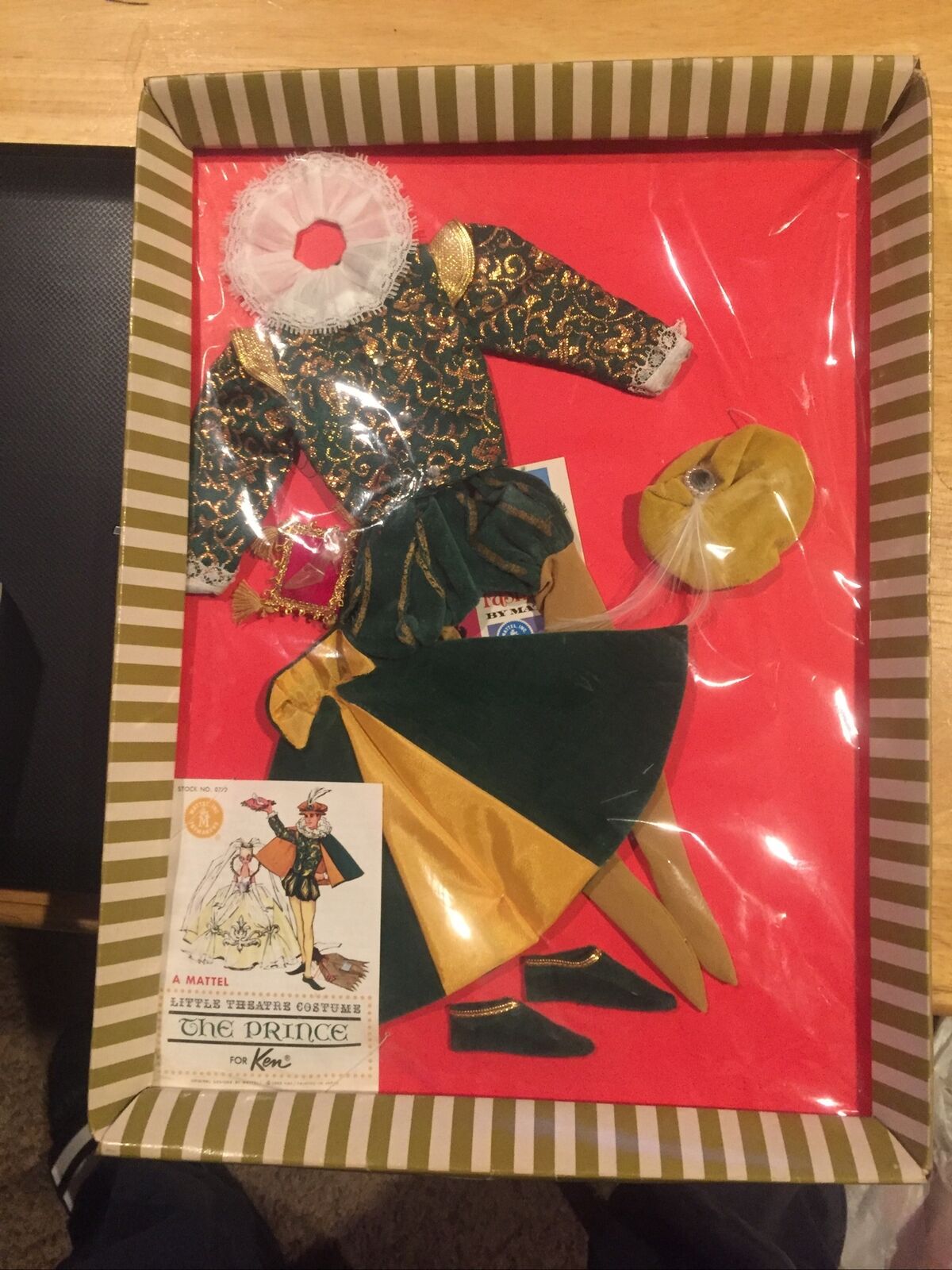 1964 Vintage Barbie Ken The Prince #772 New In Box NRFB Little Theatre costume