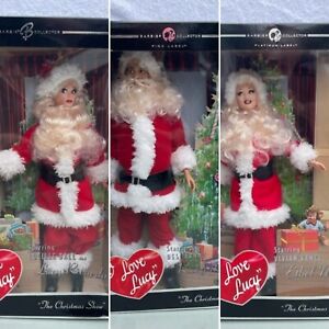 The Christmas Show I Love Lucy Ethel Ricky Santa Barbie Lucille Ball Desi Arnaz