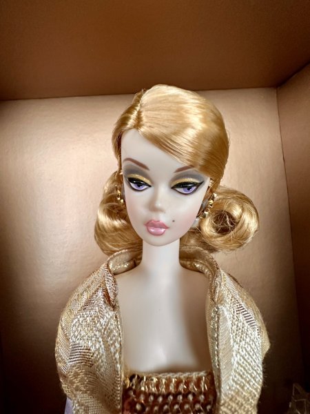 New ListingBarbie Golden Gala 2009 Convention Silkstone Doll 50th Anniversary Mattel NRFB