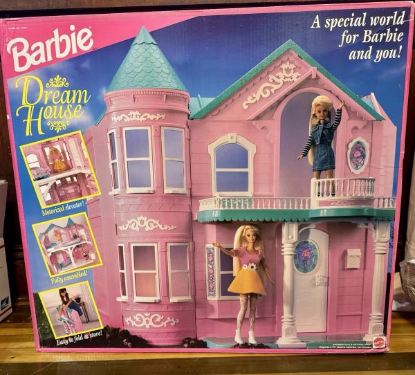 NEW Barbie Deluxe Dream House Vintage 1995 Mattel Model #12709 MIB MINT IN BOX