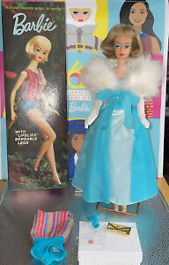 Vintage Barbie American Girl~Rare ?Long Hair Silver Ash Blonde Ravishing Doll