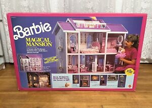 BRAND NEW MINT IN BOX BARBIE MAGICAL MANSION HOUSE 1990 MATTEL COLLECTORS DREAM!