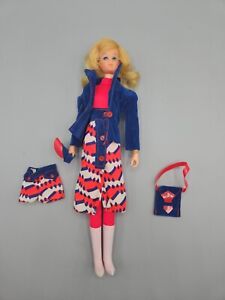 Vintage Barbie Francie 1972 DOUBLE UPS #3286 Incomplete Flaw