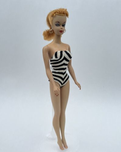 Vintage #1 Blonde Ponytail Barbie Doll 1958 Mattel, All Original, Stunning! READ