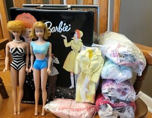 Vtg 1960s Barbie & Midge Doll Collection + Large Case Approximately 125 Pieces