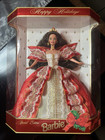 RARE - 1997 Misprint Green Eyes Holiday Barbie Happy Holidays Special Edition