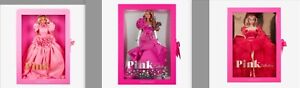 Barbie Signature Pink Collection Set of 3 Dolls New In Shippers Never Opened