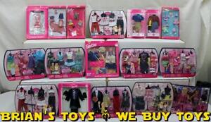 Barbie Clothes Lot of 52: Fashion Avenue,Skipper, Tommy, Fashion Fever & More NR