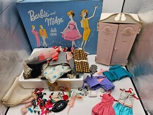 Vtg 200+ piece Barbie Clothing Lot, c1960s, Shirts, Jacket outfits Access Mattel