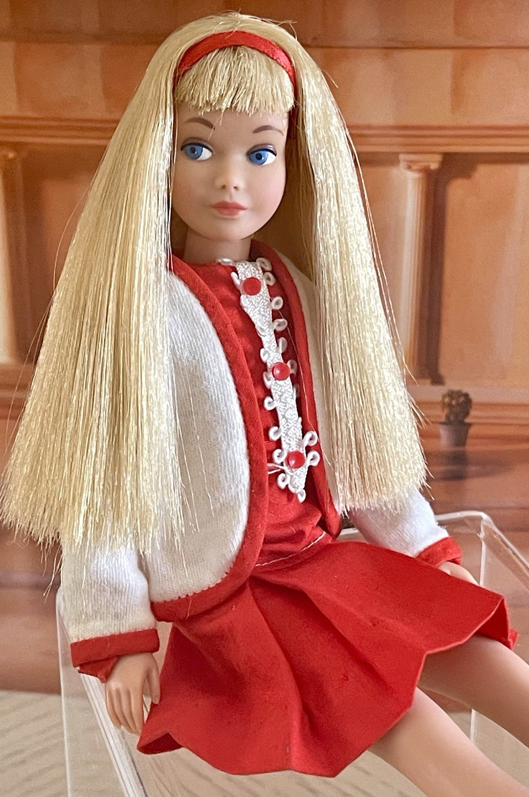 VINTAGE BARBIE BLONDE HAIR ~ TEST MARKET PROTOTYPE SKIPPER DOLL ~  IN BOX OUTFIT