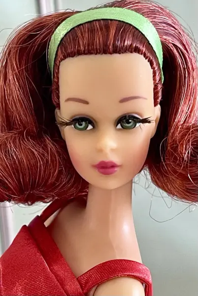 VINTAGE BARBIE FRANCIE DOLL RED HAIR GREEN EYES STRAIGHT LEGS ~ OOAK BY LOLAX?