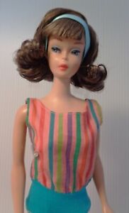 Barbie:  VINTAGE Beautiful! Long Hair AMERICAN GIRL Part Side Doll "NOT A WIG"