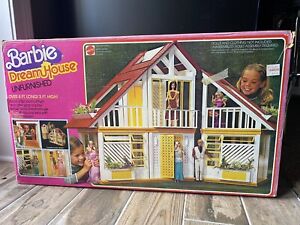 Vintage 1978 Barbie A-Frame Dream House W/Original Box, Instructions