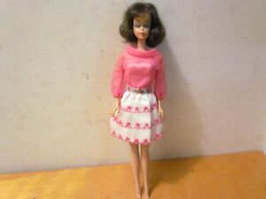 Vintage 1958 Dark Hair Mattel Barbie Doll. Made in Japan.