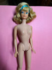 VINTAGE BARBIE BLONDE SIDE PART AMERICAN GIRL OOAK REROOT LOVELY SOLD NUDE