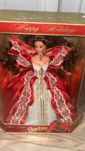 EXTREMELY RARE AUTHENTIC Happy Holidays 1997 Barbie Doll SE MISPRINT Blue Eyes