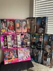 Vintage 1990's Mixed Lot Of 15 Barbie Dolls by Mattel New in Boxes