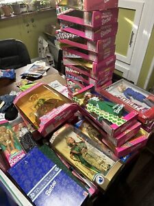 90s Barbie Doll Lot Collection Huge World Limited Collectors Cib New 40 Total
