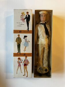 Barbie Ken:  VINTAGE DRESSED BOX Doll In Sailor Outfit 1962 Brunette Painted MIB