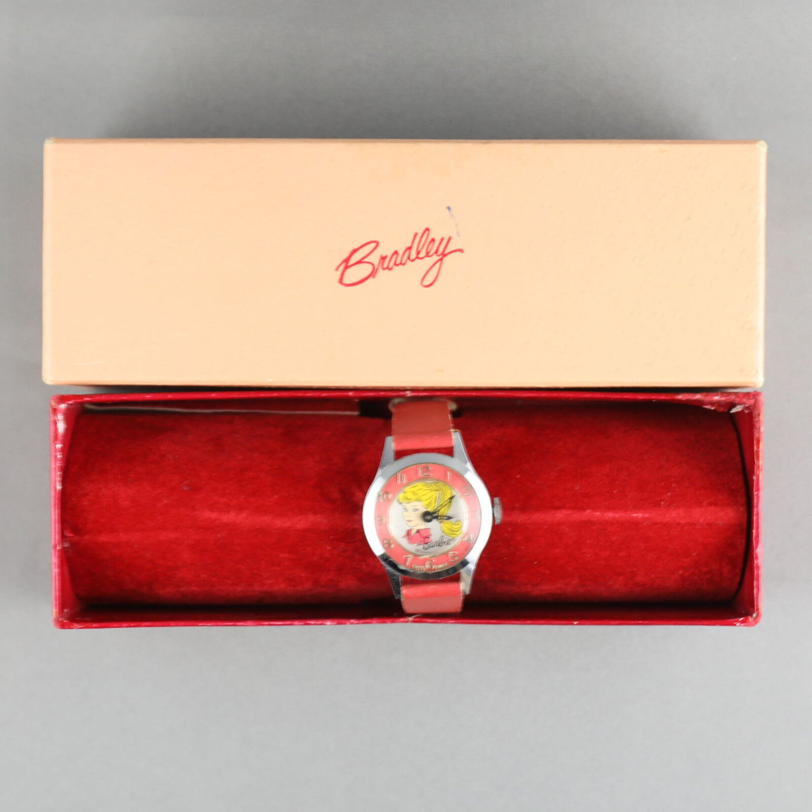 1963 Bradley Ponytail Barbie Watch MIB - Vintage Barbie Licensed Product