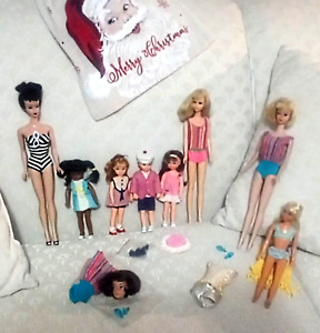 New ListingVintage Barbie Doll Lot American Girl Ponytail Francie Tutti s OSS Clothes Japan