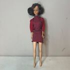 Rare VTG 1958 Mattel Brunette Doll Original Outfit Blue Eyes Side Part Japan 50s