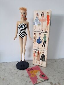Vintage Barbie Blonde #3 Ponytail +TM box