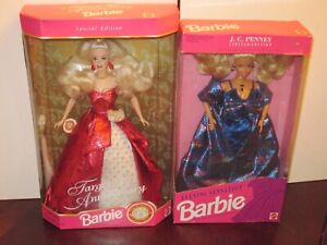 LOT OF 50 BARBIES MOSTLY 1990'S, SOME 1980'S NRFB