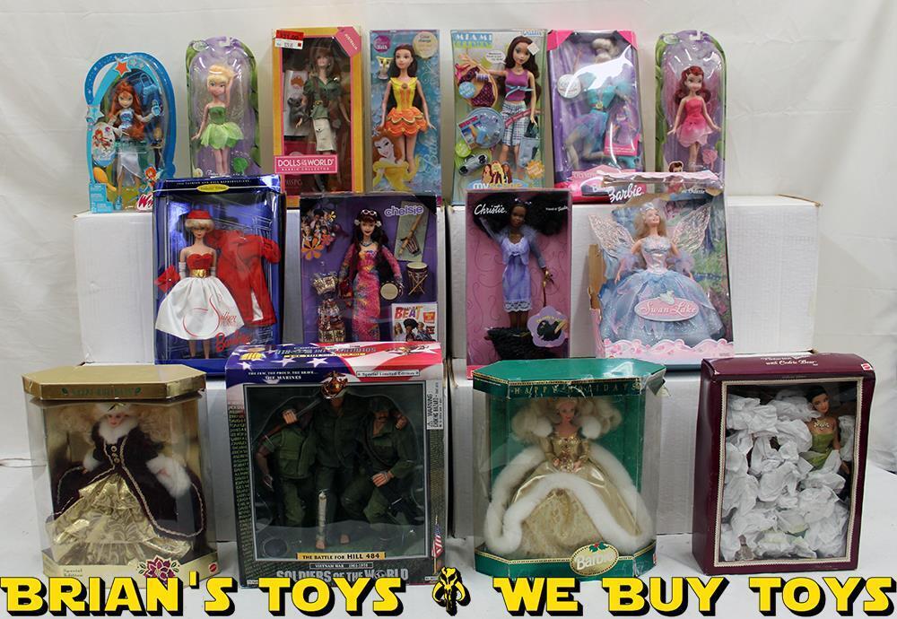 Barbie/Doll Lot of 15: Swan Lake, Holiday, Australia, Olympic & More! NR