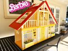 VINTAGE 1978 MATTEL BARBIE DREAM HOUSE YELLOW A FRAME WITH ORIGINAL BOX