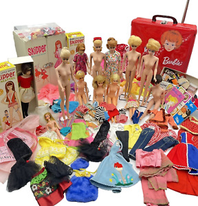 BIG - Vintage Barbie Lot Of Dolls, Black Label Clothes, Accessories & Cases