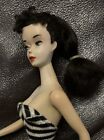 Vintage Japan 1960 Barbie Doll TM Ponytail #3 Brunette Original Makeup SuitShoes